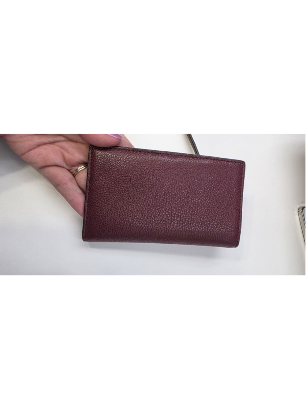 Kate Spade Jackson Deep Cherrywood Satchel Purse with matching Wallet - Picture 7 of 16
